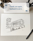 Personalised Hand Drawn House Illustration, Custom Original Home Line Drawing