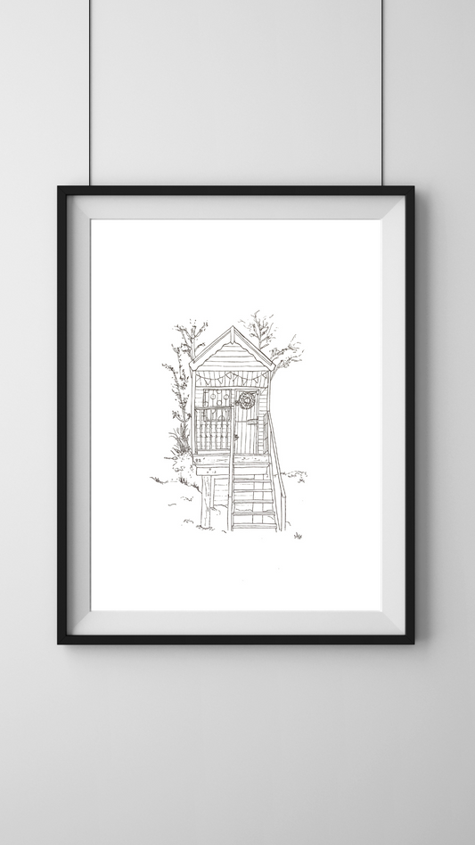 Beach Hut, Wells-next-the-sea, Norfolk PRINT