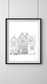 The Crooked House, Lavenham, Suffolk PRINT