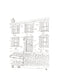 Hand-drawn print of Fern Cottage, Port Isaac, Cornwall.  Doc Martin's iconic surgery, original line art by Ali Collins