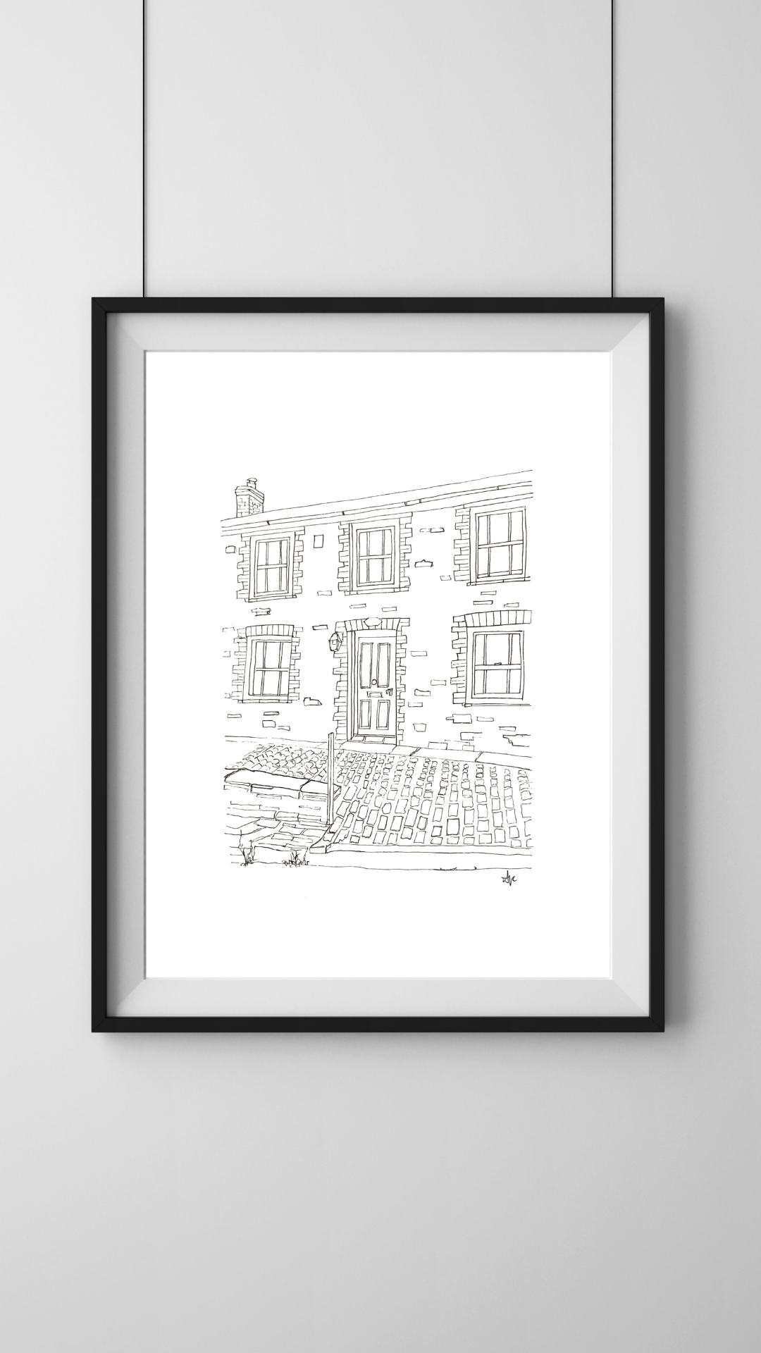 Doc Martins House - Port Issac, Cornwall PRINT