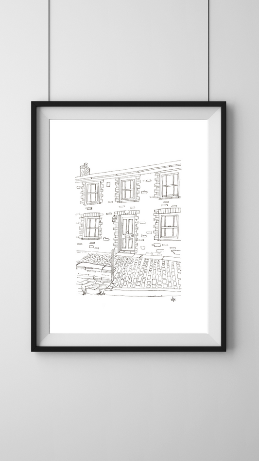 Doc Martins House - Port Issac, Cornwall PRINT