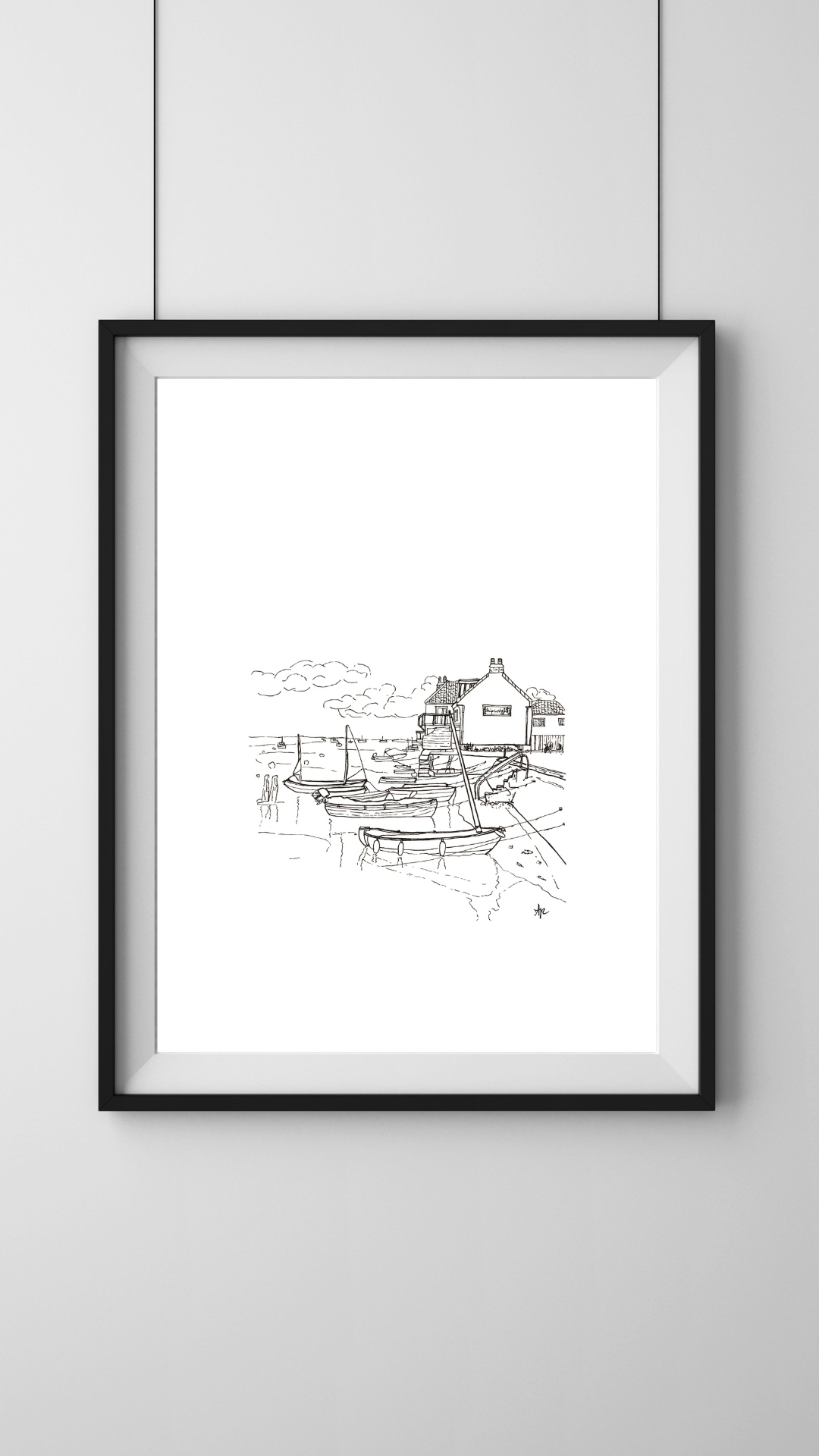 East Quay, Wells-next-the-sea, Norfolk PRINT