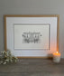 Bridgerton House PRINT A4 — original hand-drawn line art, hand signed on recycled paper by Ali Collins