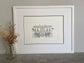 Bridgerton House print wrapped and ready to gift — hand-drawn Regency TV location art by Ali Collins