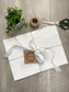 A4 unframed hand-drawn house portrait commission wrapped in eco-friendly packaging — Ali Collins Illustration