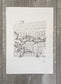 Hand-drawn Lavenham house portrait commission, original ink illustration — Ali Collins Illustration