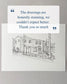Customer review photo of hand-drawn pool house portrait commission — Ali Collins Illustration
