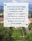 Scenic view of a park with a quote overlaid on it.